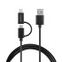 Spigen 2-in-1 Dual Cable with Micro USB and Lightning Adapter 1