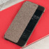 Original Huawei P10 Plus Smart View Flip Case Tasche in Braun 1