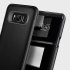 Caseology Fairmont Samsung Galaxy S8 Plus Leather-Style Case - Black 1