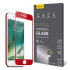 Olixar iPhone 7 Plus Edge to Edge Glass Screen Protector - Red 1