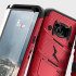 Zizo Bolt Series Samsung Galaxy S8 Kovakotelo & Vyöklipsi - Punainen 1