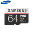 Carte mémoire Samsung MicroSDHC PRO Plus 64Go avec adapt. – Classe 10 1