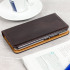 Olixar Genuine Leather Motorola Moto G5 Executive Wallet Case - Brown 1