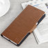Olixar Leather-Style Blackberry KeyONE Wallet Stand Case - Brown 1