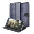 Hansmare Calf Sony XZ Premium Wallet Case - Navy 1