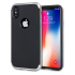 Olixar XDuo iPhone X Case - Carbon Fibre Silver 1
