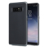 Funda Samsung Galaxy Note 8 Olixar X-Duo - Fibra Carbono gris metálico 1
