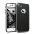 Olixar X-Duo iPhone 8 Skal - Kolfiber Silver 1
