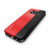 Zizo Retro Samsung Galaxy S8 Plus Wallet Stand Case - Red / Black 1