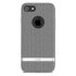 Moshi Vesta iPhone 8 Textilmuster Hülle - Herringbone Grau 1