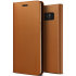 VRS Design Genuine Leather Diary Samsung Galaxy Note 8 Case - Brown 1