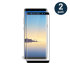 Olixar Galaxy Note 8 Glas Displayschutzfolie 2-in-1-Packung 1