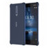 Offizielle Nokia 8 soft touch Hülle - Blau 1