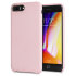 LoveCases Pretty in Pastel iPhone 8 Plus Denim Design Case - Pink 1
