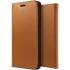Housse iPhone X VRS Design Leather Diary en cuir – Marron 1