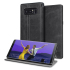Olixar Slim Genuine Leather Samsung Galaxy Note 8 Wallet Case - Black 1