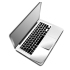KMP MacBook Pro 13" with TouchBar Full Cover Protective Skin - Silver 1