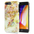 LoveCases Marmor iPhone 8 Plus / 7 Plus Hülle - Opal Edelstein Gelb 1