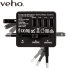 Veho TA-1 Universal 4-Port USB World Travel Mains Charger 3.5A - Black 1