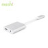 Moshi USB-C 3.5mm Headphone Adapter & Adaptive Charging - Silver 1