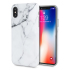 Coque iPhone X LoveCases Marbre - Blanche 1