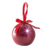Bola de navidad con brillo LED con mensaje grabable - Rojo 1