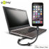 Goobay MFi Lightning Gooseneck Charge and Sync Cable & Stand - Black 1