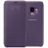Official Samsung Galaxy S9 LED Flip Wallet Cover Case - Purple 1