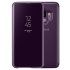 Official Samsung Galaxy S9 Clear View Stand Cover Case - Purple 1
