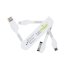 Bitmore 3-in-1 Sync and Charge Cable - White 1