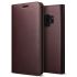 VRS Design Genuine Leather Diary Samsung Galaxy S9 Wallet Case - Wine 1