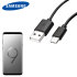 Official Samsung USB-C Galaxy S9 Plus Charging Cable - 1.2m - Black 1