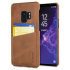 Krusell Sunne 2 Card Samsung Galaxy S9 Leather Case - Cognac 1