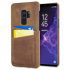 Krusell Sunne 2 Card Samsung Galaxy S9 Plus Leather Skal - Cognac 1
