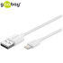 Goobay MFi Lightning Cable For Apple iPhone/iPad - White 3m 1