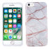 iPhone 5 / 5S / SE Marble Silicone Case - Grey / Rose Gold 1