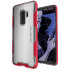 Ghostek Cloak 3 Samsung Galaxy S9 Plus Tough Case - Clear / Red 1