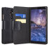 Olixar Leather-Style Nokia 7 Plus Wallet Stand Case - Black 1