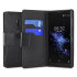 Housse Sony Xperia XZ2 Olixar portefeuille avec support – Noire 1