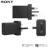Official Sony Xperia XZ2 Qualcomm 3.0 UK Mains Charger & USB-C Cable 1