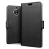 Motorola Moto G5S Leather-Style Wallet Case - Black 1