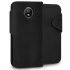 Motorola Moto G5S Genuine Leather Wallet Case - Black 1