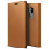 VRS Design Genuine Leather Diary LG G7 Wallet Case - Brown 1