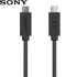 Official Sony USB 3.1 USB-C till USB-C Skal - Svart 1