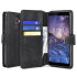 Nokia 7 Plus Genuine Leather Wallet Case - Olixar Black 1