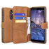 Nokia 7 Plus Genuine Leather Wallet Case - Olixar Cognac 1
