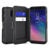 Samsung Galaxy A6 2018 Genuine Leather Wallet Case - Olixar - Black 1