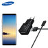 Official Samsung Galaxy Note 8 Charger & USB-C Cable - EU - Black 1