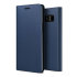 VRS Design Genuine Leather Diary Samsung Galaxy Note 9 Case - Navy 1