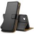 Housse iPhone 7 Olixar Portefeuille en cuir véritable – Noire 1